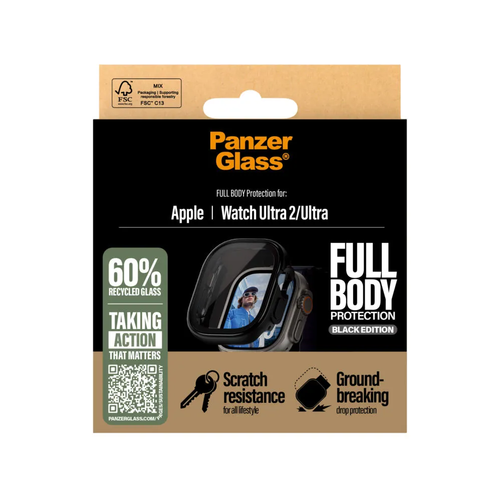 PanzerGlass® Case Full Body Black Apple Watch Ultra 3 | Ultra 2 | Ultra | 49mm 3724 Thumbnail 4