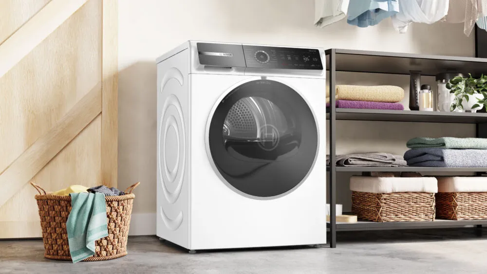 Bosch Serie 8 WRB247C0IT kurutucu Solo Önden yüklemeli 9 kg Beyaz Thumbnail 6
