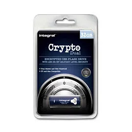 Integral INFD32GCRYPTODL197 32 GB USB 2.0 Flash Bellek USB Flash Sürücüleri Thumbnail 2