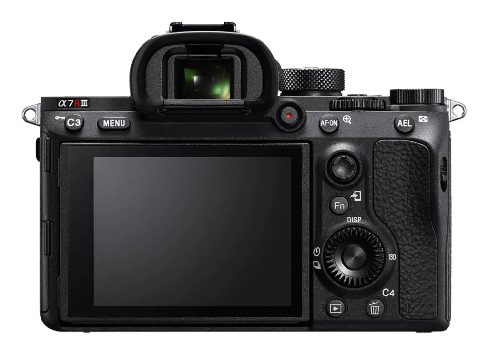Sony α 7R III MILC 42,4 MP Exmor R CMOS 7952 x 4472 Piksel Siyah Thumbnail 4