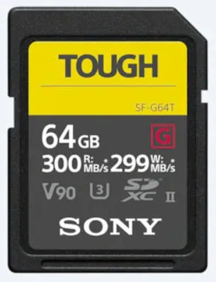 Sony SF64TG hafıza kartı 64 GB SDHC UHS-II Sınıf 10