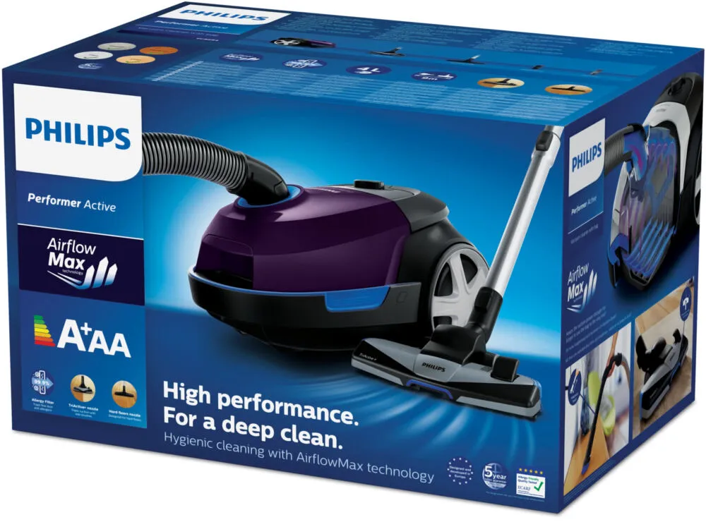 Philips FC8594/19R1 600 W 4 L Toz Torbalı Süpürge Thumbnail 10