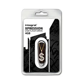 Integral INFD4GBXPRDOLLAR 4 GB USB 2.0 Flash Bellek Thumbnail 1