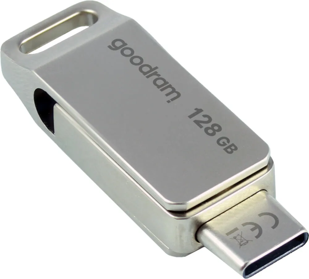Goodram ODA3 128 GB ODA3-1280S0R11 Type-C USB 3.2 Flash Bellek Thumbnail 2