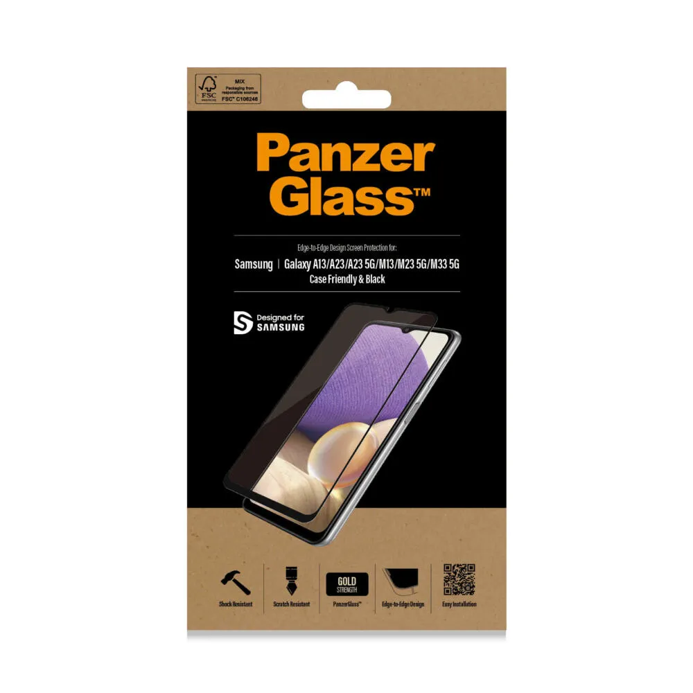 PanzerGlass® Screen Protector Samsung Galaxy A13 | A23 | A23 5G | M13 | M23 5G | M33 5G 7306 Thumbnail 2