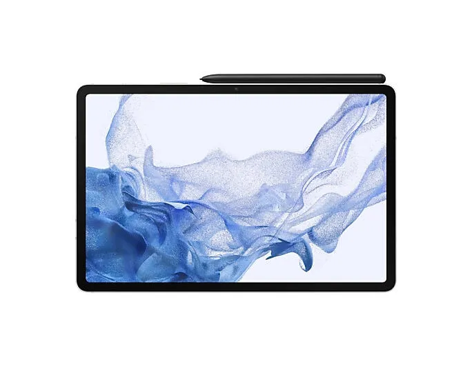 Samsung Galaxy Tab S8 128 GB SM-X706BZSAXSA 11 inç 8 GB RAM 5G Gümüş Tablet Thumbnail 5