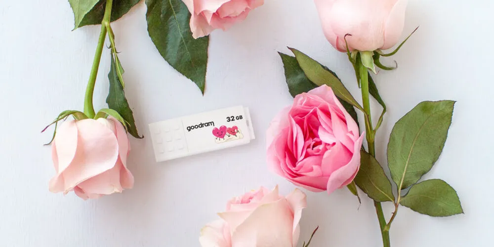 Goodram UME2 Valentine USB flash sürücü 16 GB A tipi USB 2.0 Beyaz Thumbnail 5