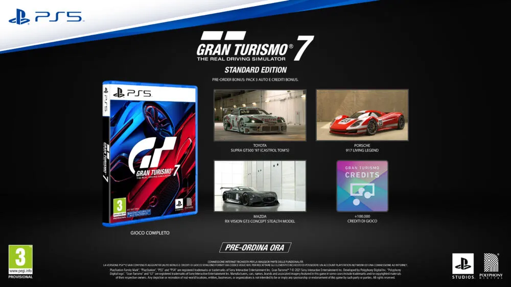 Sony Gran Turismo 7 (PS5) standart Çok dilli PlayStation 5 Thumbnail 1