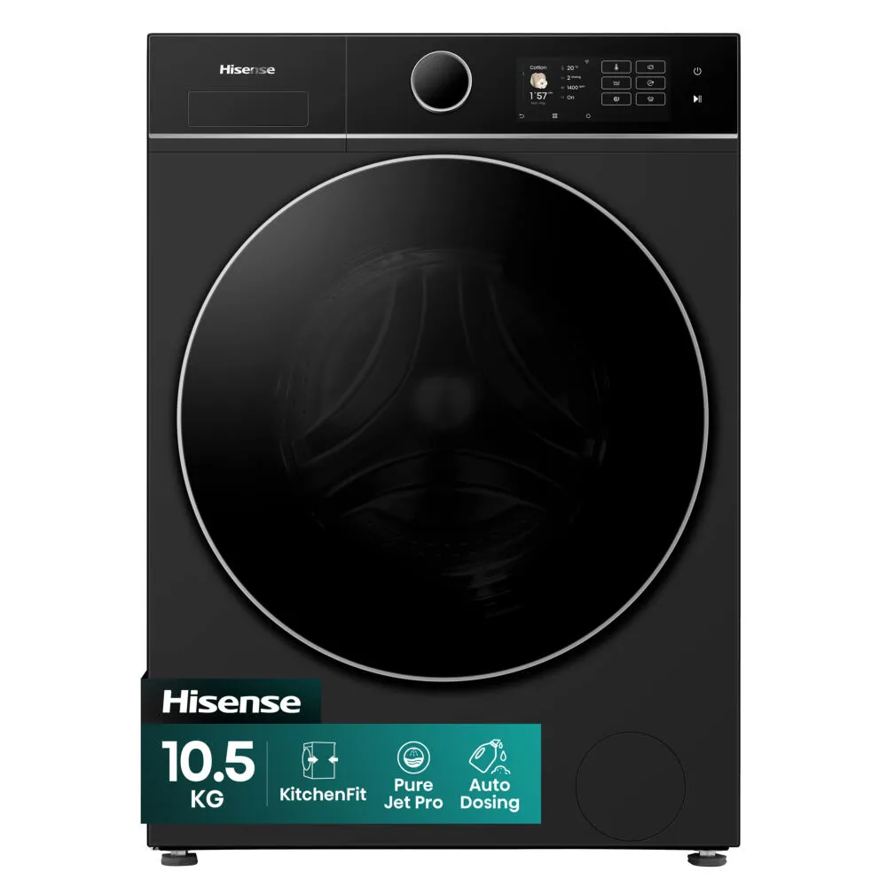 Hisense WF5I1045BBQ 10.5 kg 1400 Devir Çamaşır Makinesi Thumbnail 1