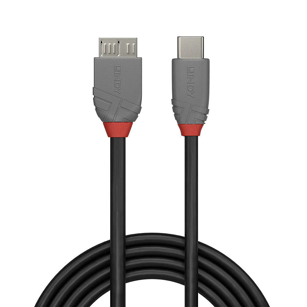 Lindy 36622 USB C to Micro-USB B (2 m) USB Kablosu Thumbnail 1