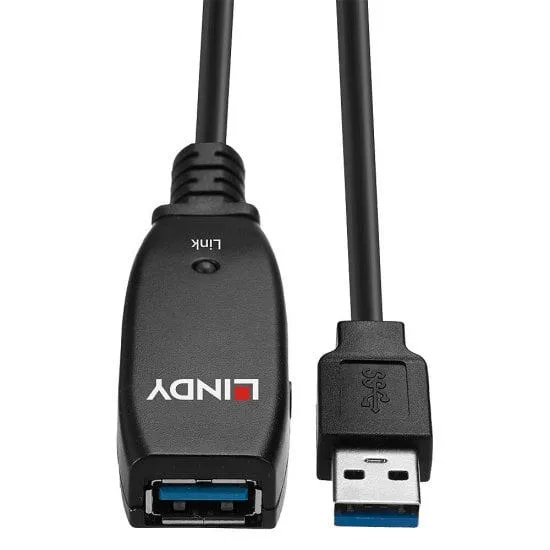 Lindy 43353 USB A to USB A (3 m) USB Kablosu Thumbnail 1