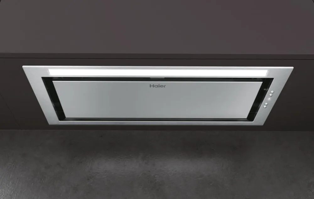 Haier I-Design HAPY72ES6X Paslanmaz çelik 550 m³/Saat Davlumbaz ve Aspiratö