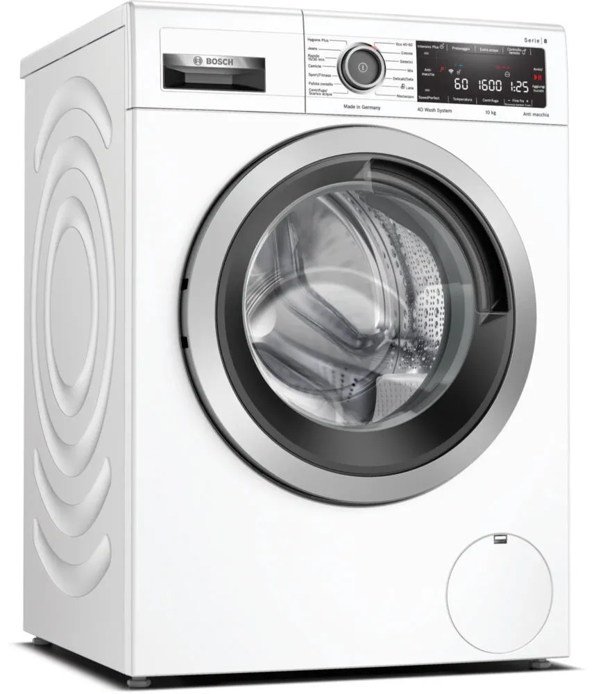 Bosch Serie 8 WAX32MH0II çamaşır makinesi Önden yüklemeli 10 kg 1600 RPM Beyaz Çamaşır Makineleri