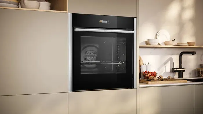 Neff N 70 B54CR71N0F fırın 71 l 3600 W Paslanmaz çelik Thumbnail 4