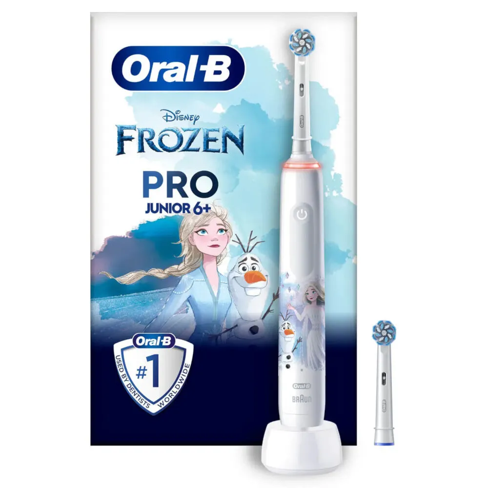 Oral-B PRO 14876673 elektrikli diş fırçası Çocuk Döner diş fırçası Çok renkli, Beyaz Şarjlı Diş Fırçaları