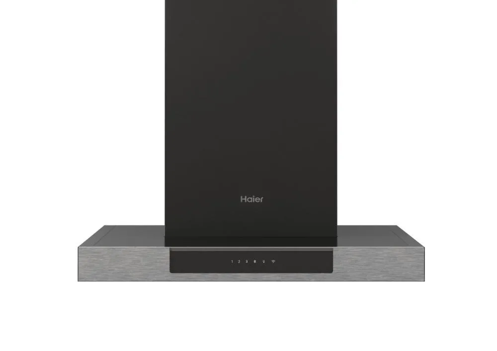 Haier I-Link HATS6DS2XWIFI Duvara monteli Siyah 619 m³/Saat Thumbnail 1