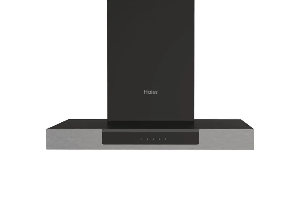 Haier I-Link HATS6DS2XWIFI Duvara monteli Siyah 619 m³/Saat Davlumbaz ve Aspiratö