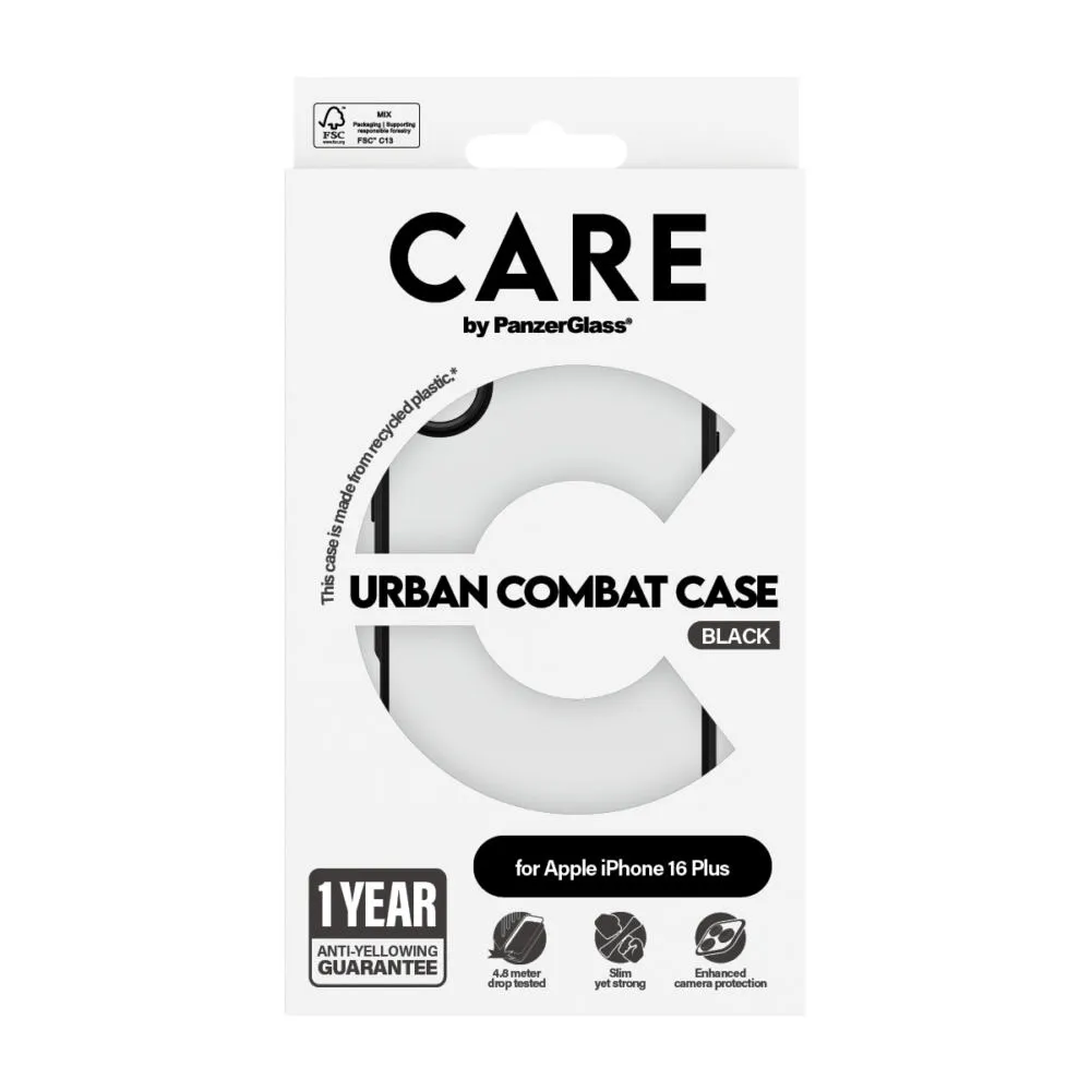 PanzerGlass CARE™ by PanzerGlass® Urban Combat Case Transparent iPhone 16 Plus 1363 Thumbnail 3