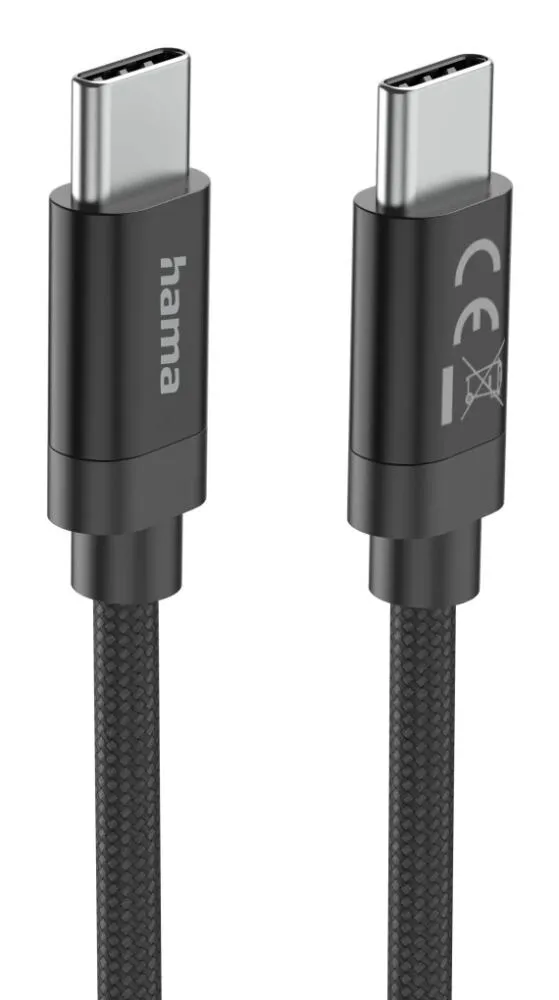 Hama Fabric 00201749 USB C to USB C (3 m) USB Kablosu Thumbnail 4