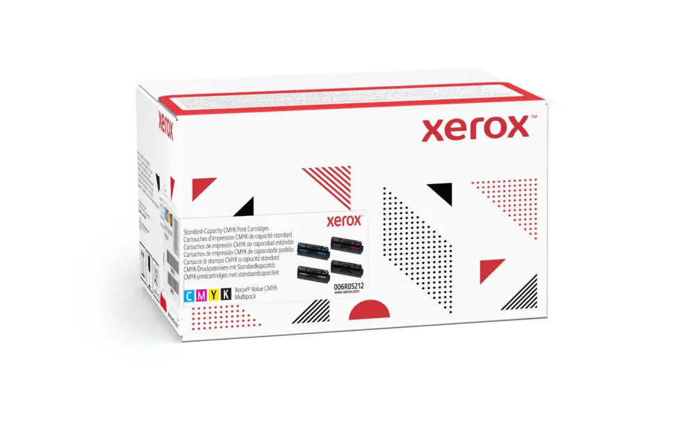 Xerox 006R05212 toner kartuşu 4 adet Orijinal Siyah, Cam Göbeği, Macenta, Sarı Thumbnail 1