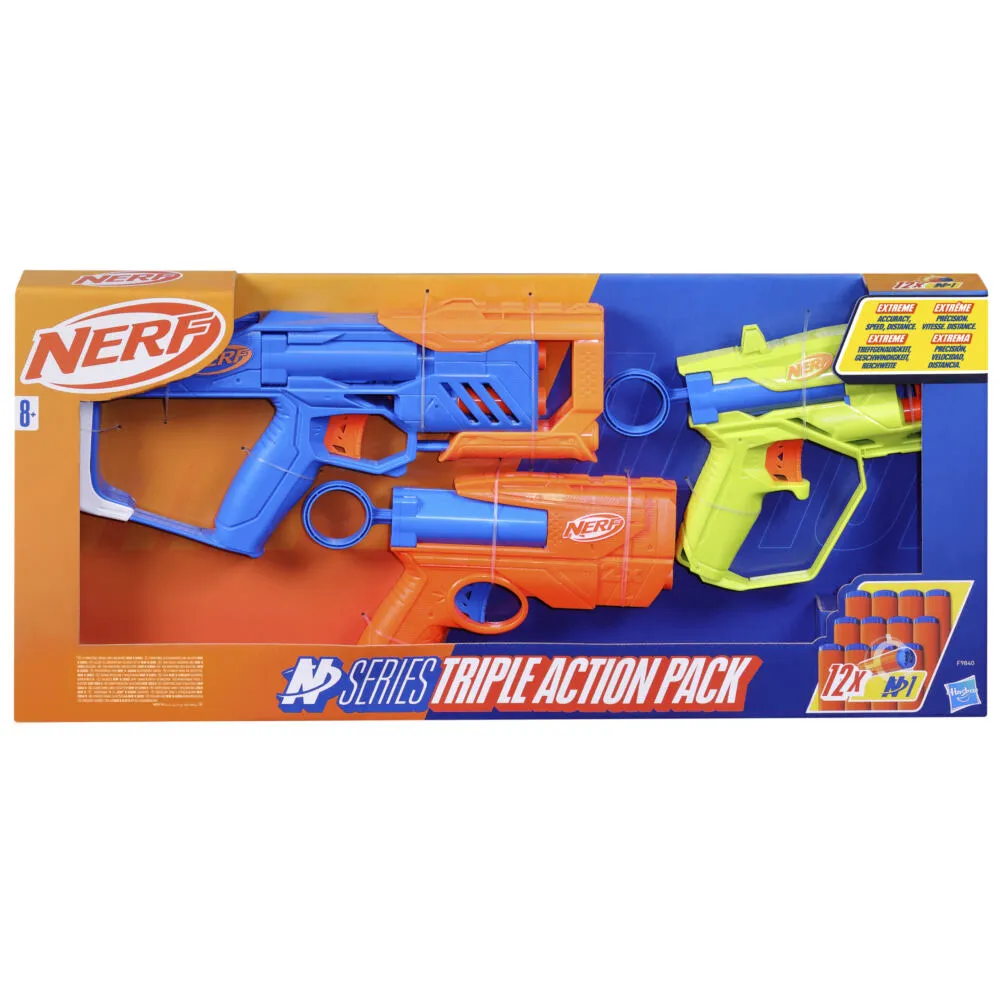 Nerf N Series Triple Action Pack Oyuncak Silah