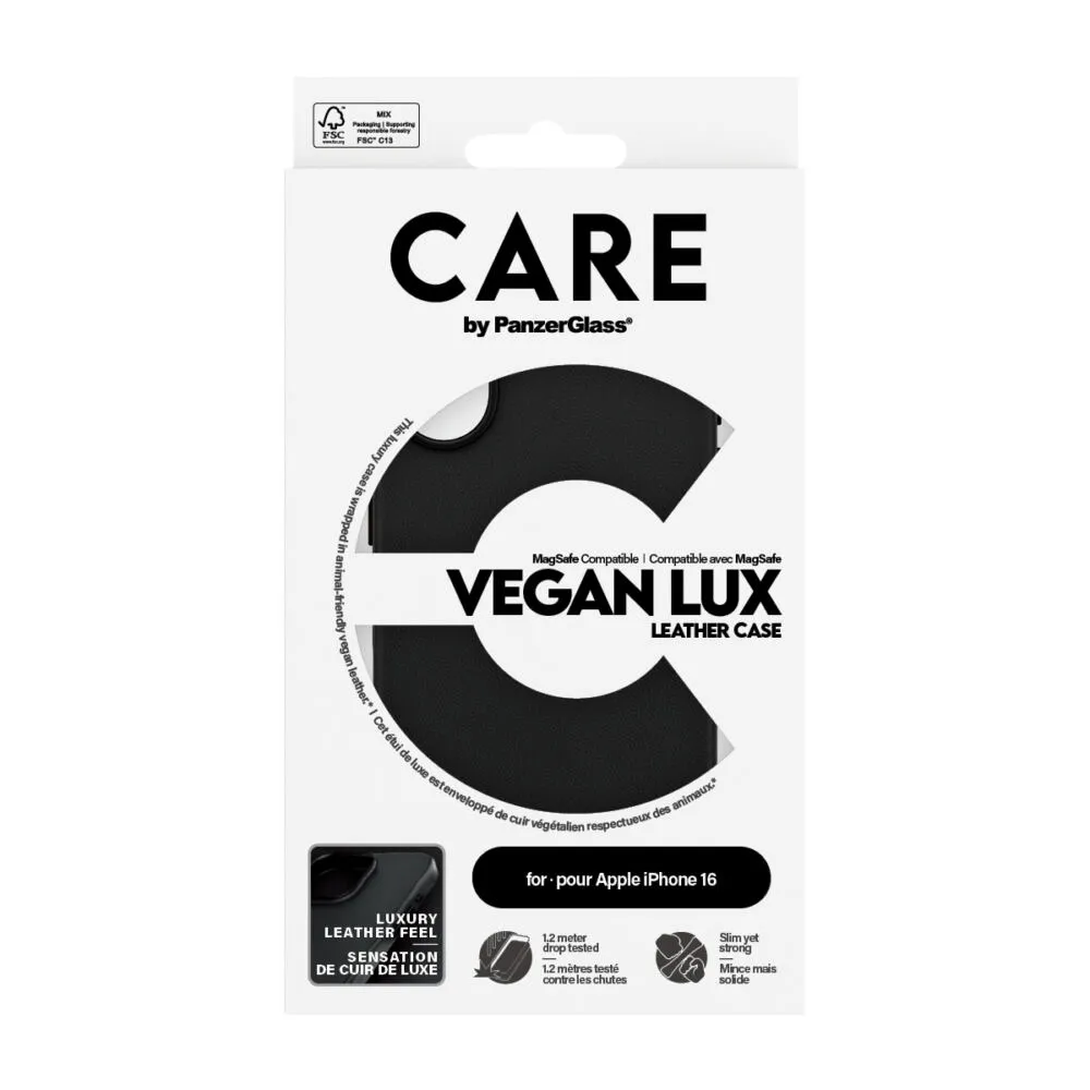 PanzerGlass CARE by PanzerGlass® Flagship Vegan Leather Case iPhone 16 1469CA Thumbnail 3
