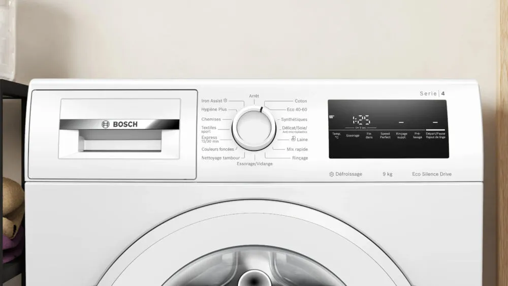 Bosch Serie 4 WAN2827ZFR çamaşır makinesi Önden yüklemeli 9 kg 1351 RPM Beyaz Thumbnail 1