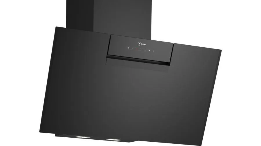 Neff D85IFN1S0 + Z51KII1X6 Duvara monteli Siyah 431 m³/Saat Davlumbaz ve Aspiratö