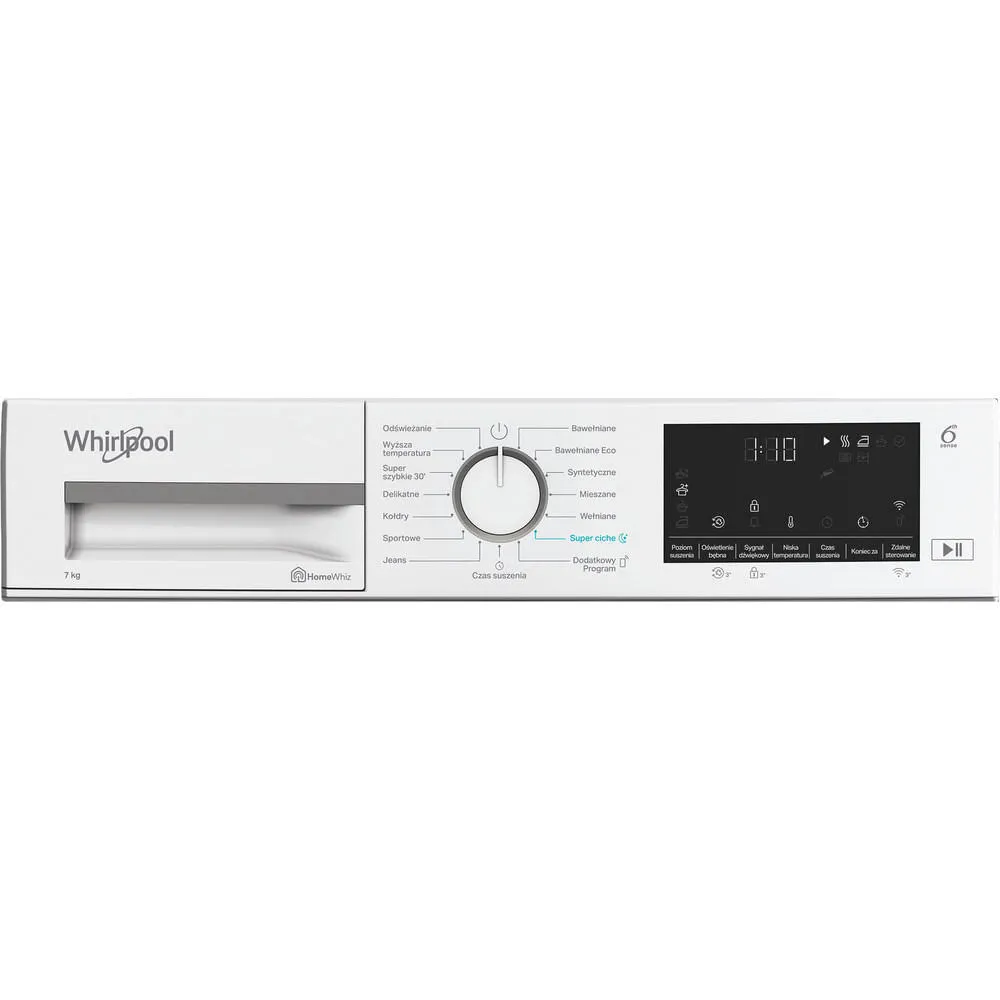 Whirlpool C WSD 74M WWS PL kurutucu Solo Önden yüklemeli 7 kg Beyaz Thumbnail 5