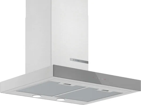 Bosch Serie 4 DWB67BK70T ocak bacası Duvara monteli Antrasit, Gri 582 m³/Saat Davlumbaz ve Aspiratö