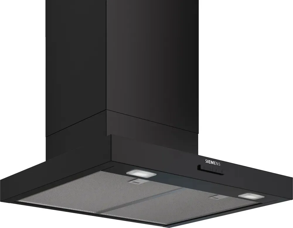 Siemens LC65BCC60 ocak bacası Duvara monteli Paslanmaz çelik 594 m³/Saat Davlumbaz ve Aspiratö