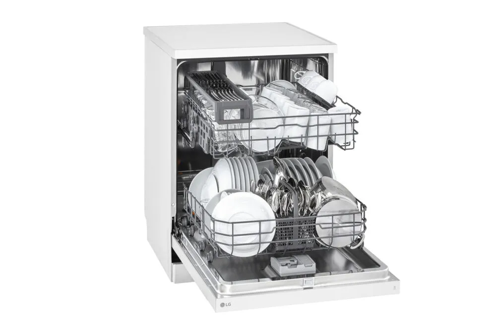 LG DFC612FWE Bulaşık Makinesi | QuadWash™ | Beyaz Renk DFC612FWE.ABWPLTK 14 Kişilik 5 Programlı Thumbnail 9