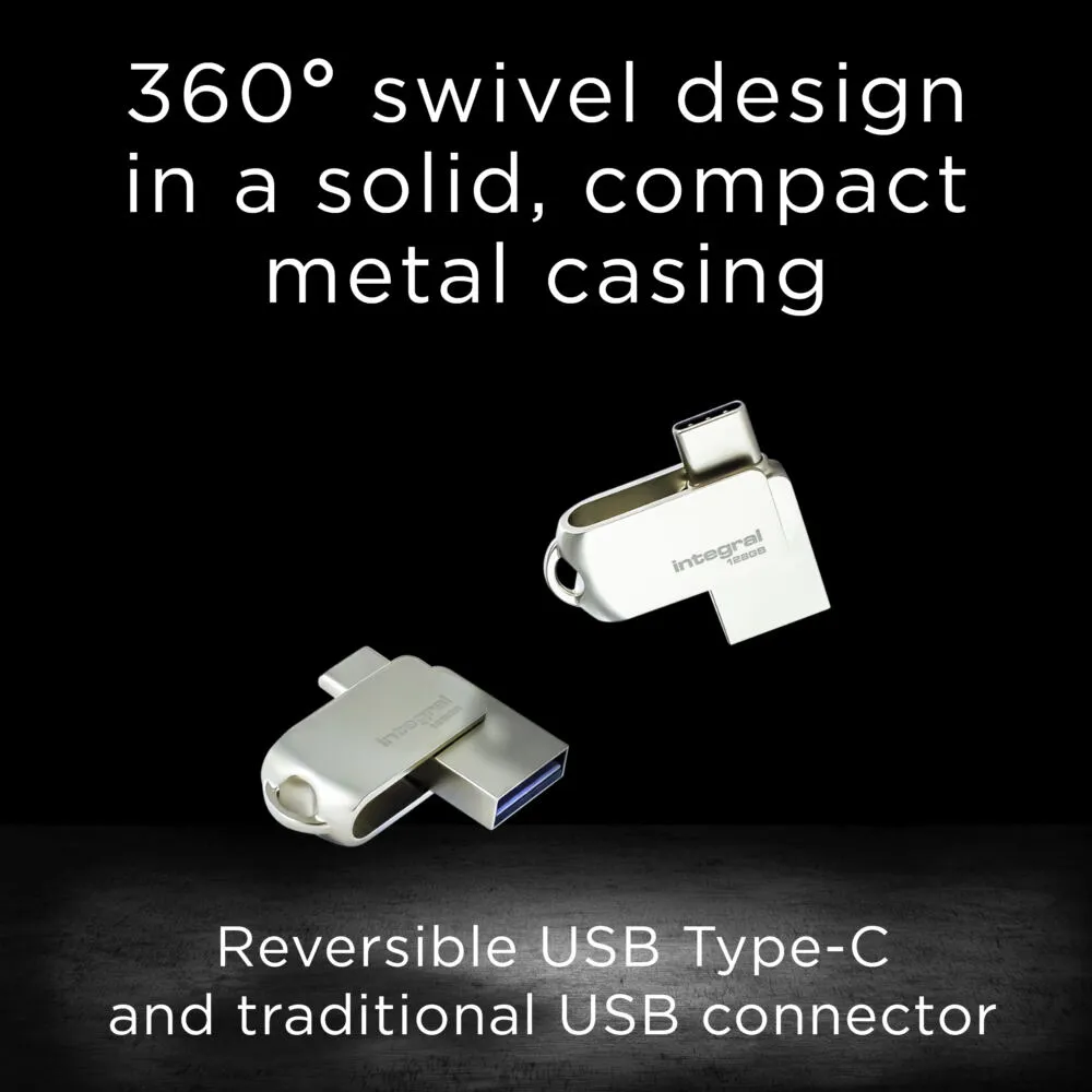 Integral INFD128GB360CDL3.0FFP 128 GB USB 3.0 Flash Bellek Thumbnail 3