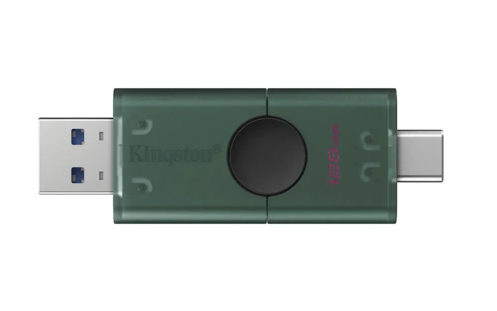 Kingston Technology DataTraveler DuoG2 DTDEG2/128GB 128 GB Type-C USB 3.2 Flash Bellek Thumbnail 2