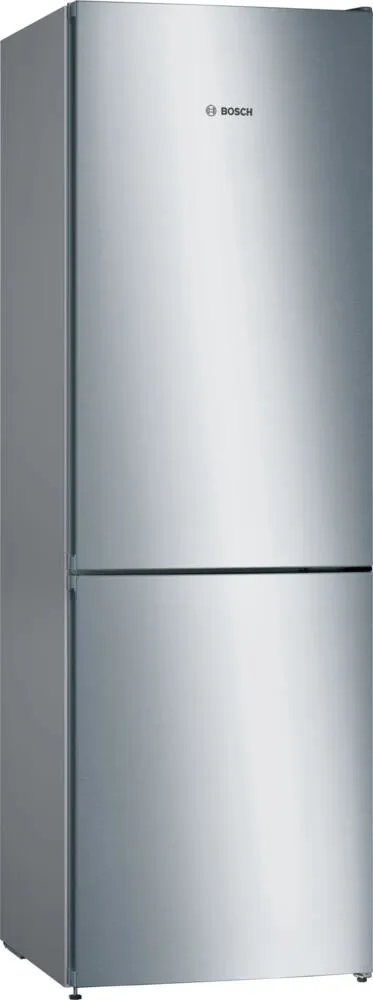 Bosch Serie 4 KGN362IDA donduruculu buz dolabı Solo 326 l Paslanmaz çelik Buzdolabı