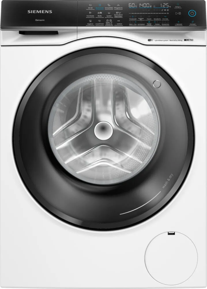 Siemens iQ700 WN54C2070 çamaşır kurutma makinesi Solo Önden yüklemeli Beyaz Kurutmalı Çamaşır Makinesi