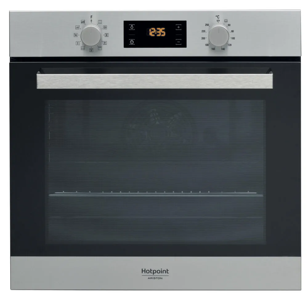 Hotpoint FA3 841 C IX HA 71 l Siyah, Paslanmaz çelik Fırın