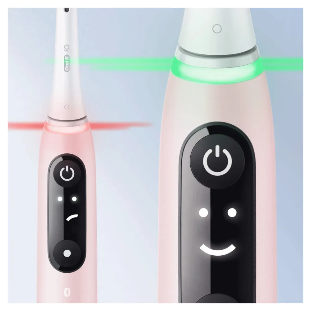 Oral-B iO 6S Yetişkin Titreşimli diş fırçası Pembe, Beyaz Thumbnail 5