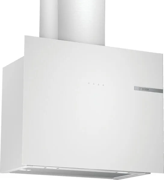 Bosch Serie 4 DWF65AJ20T ocak bacası Duvara monteli Beyaz 649 m³/Saat Davlumbaz ve Aspiratö