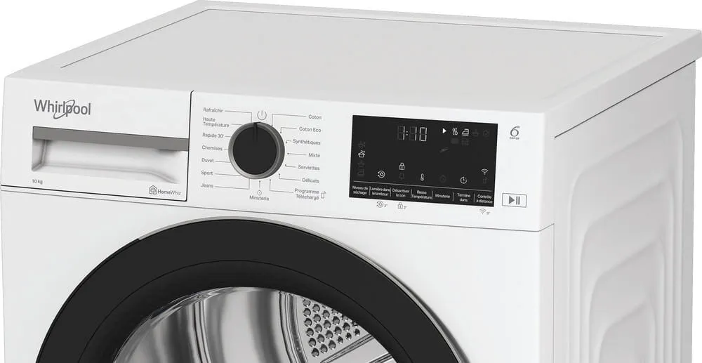 Whirlpool C WD 103M WBS FR kurutucu Solo Önden yüklemeli 10 kg Beyaz Thumbnail 3