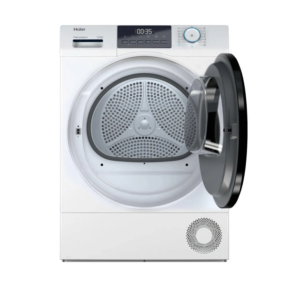 Haier HD80-E929E-S kurutucu Solo Önden yüklemeli 8 kg Beyaz Thumbnail 1