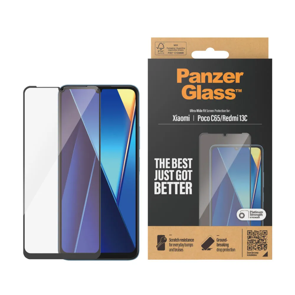PanzerGlass® Screen Protector Xiaomi Redmi 13C | Ultra-Wide Fit 8073 Thumbnail 1