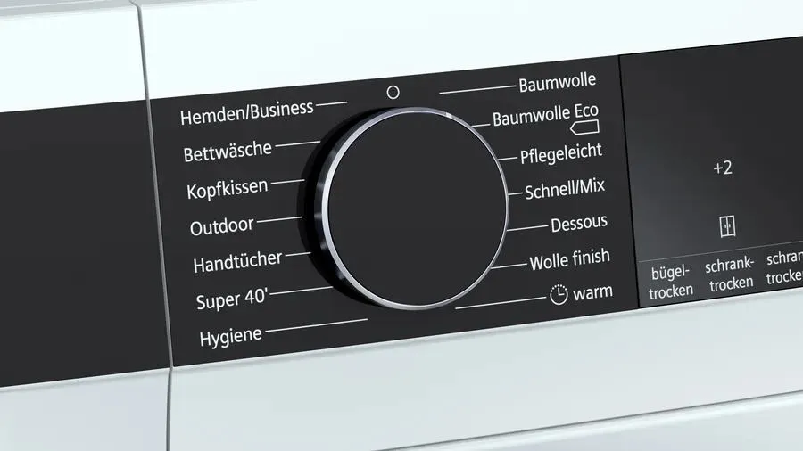 Siemens iQ500 WQ33G2D00 kurutucu Solo Önden yüklemeli 8 kg Beyaz Thumbnail 3