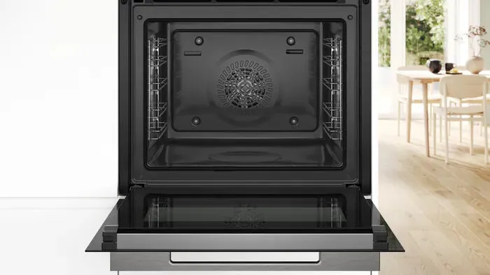 Bosch Serie 8 HBG7721B1F fırın 71 l 3600 W Siyah Thumbnail 2