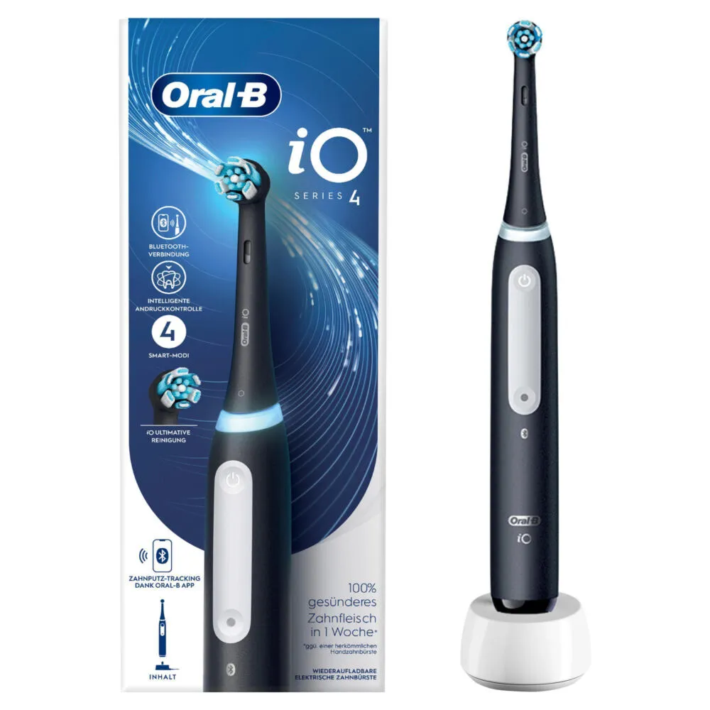 Oral-B iO Series 4 Yetişkin Siyah Thumbnail 1