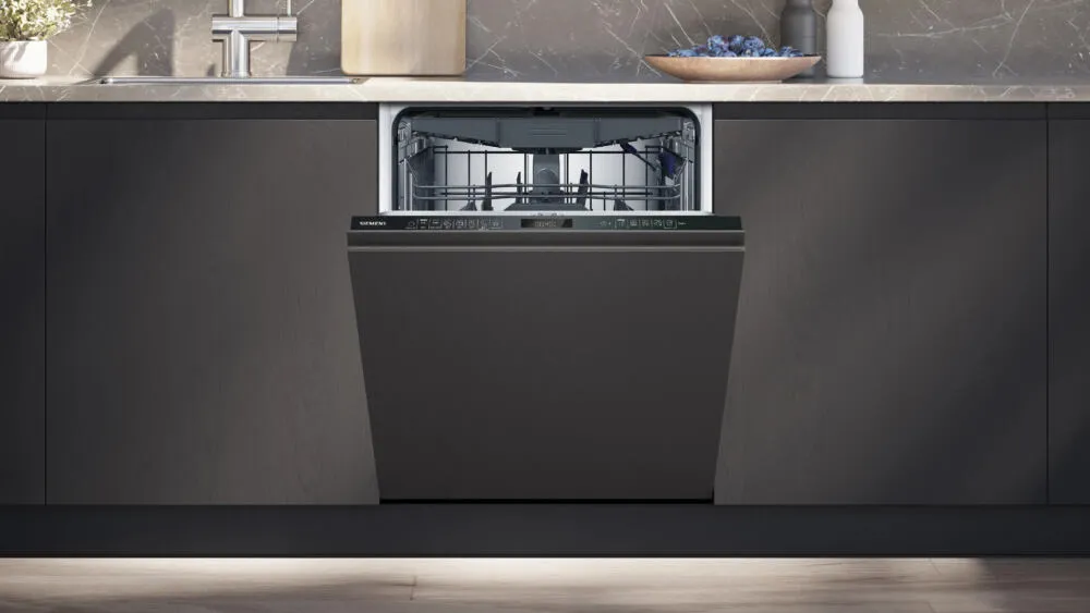 Siemens iQ500 SN65EX23CE bulaşık makinesi Tam ankastre 14 kişilik Thumbnail 1