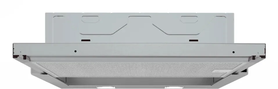Neff D46BR12X7 ocak bacası Yarı yerleşik (dışa çekmeli) Gümüş 351 m³/Saat Davlumbaz ve Aspiratö