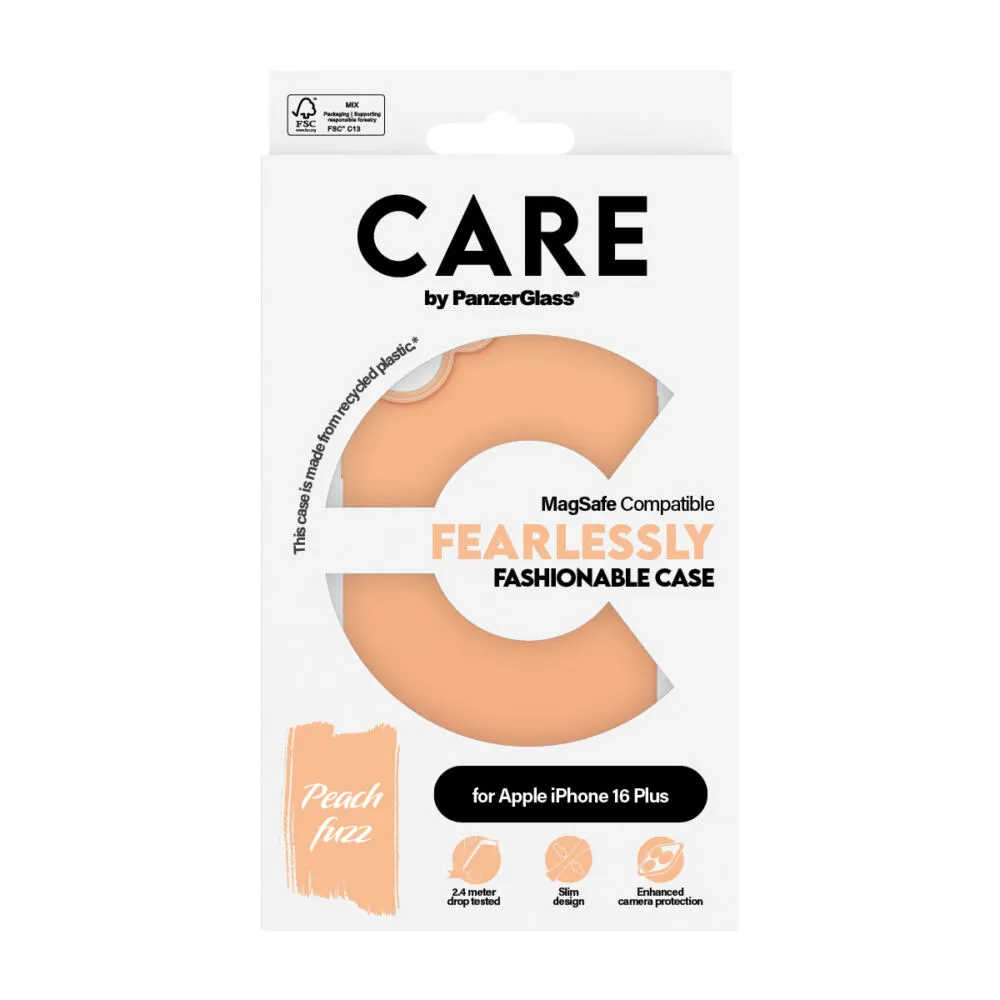 PanzerGlass CARE™ by PanzerGlass® Case Peachy w. MagSafe iPhone 16 Plus 1391 Thumbnail 4