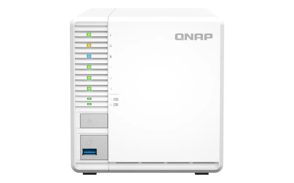 QNAP TS-364 NAS Dikey (Tower) Intel® Celeron® N5095 8 GB DDR4 48 TB HDD QNAP Turbo System Beyaz