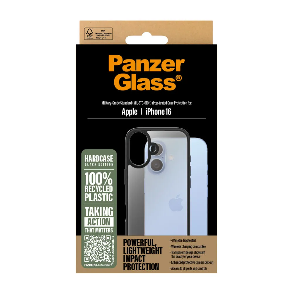 PanzerGlass® HardCase Transparent iPhone 16 1295 Thumbnail 4